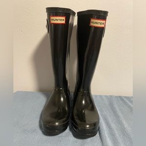 Hunter Original High Gloss Waterproof Boot - worn twice
